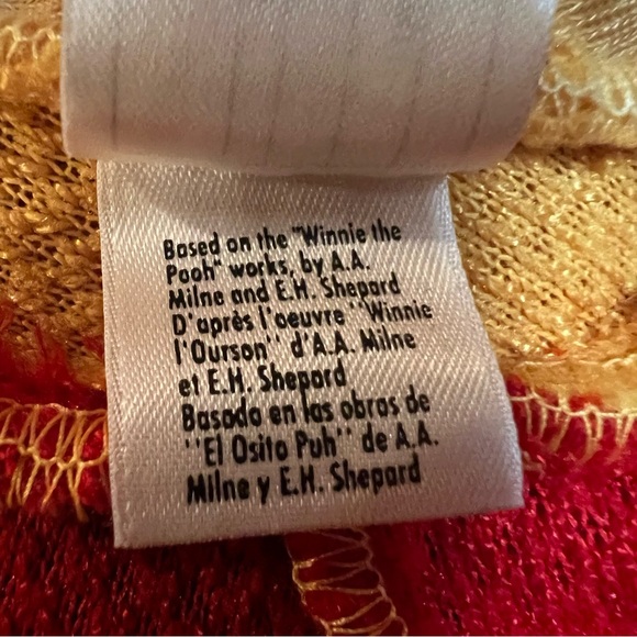 Disney Winnie the Pooh Plush Bear Costume in Red and Tan.‎ Size 12 Months. NWT. - Picture 10 of 12